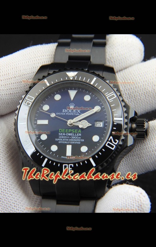Rolex Sea Dweller Movimiento Japonés Reloj Réplica Dial Azul 44MM
