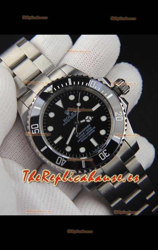 Rolex Submariner No-Date Reloj Réplica Japonés Dial Acero 904L Negro