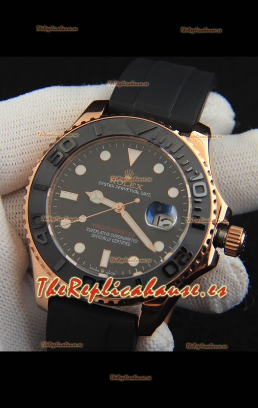 Rolex Yachtmaster Everrose Gold Japanese Reloj Réplica- 42MM