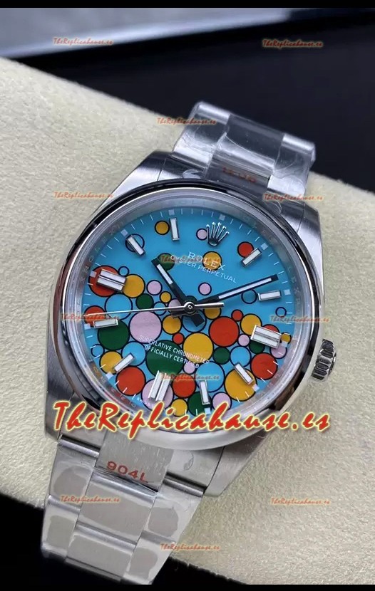 Rolex Oyster Perpetual REF# 124300 Celebration Dial en 36MM Reloj Movimiento Automático ETA 3230
