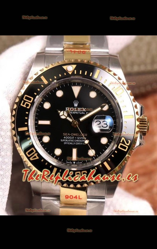 Rolex Yachtmaster Gris Dial 1:1 Swiss Replica Watch 37MM in Caja en Acero 904L