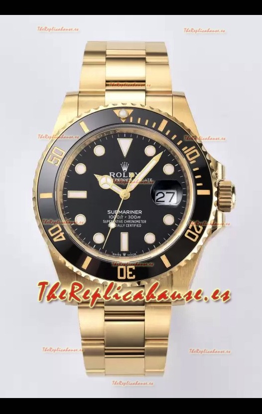 Rolex Submariner 41MM Date Cerámica Oro m126618ln - Réplica Espejo 1:1 - Reloj Ultimate Acero 904L