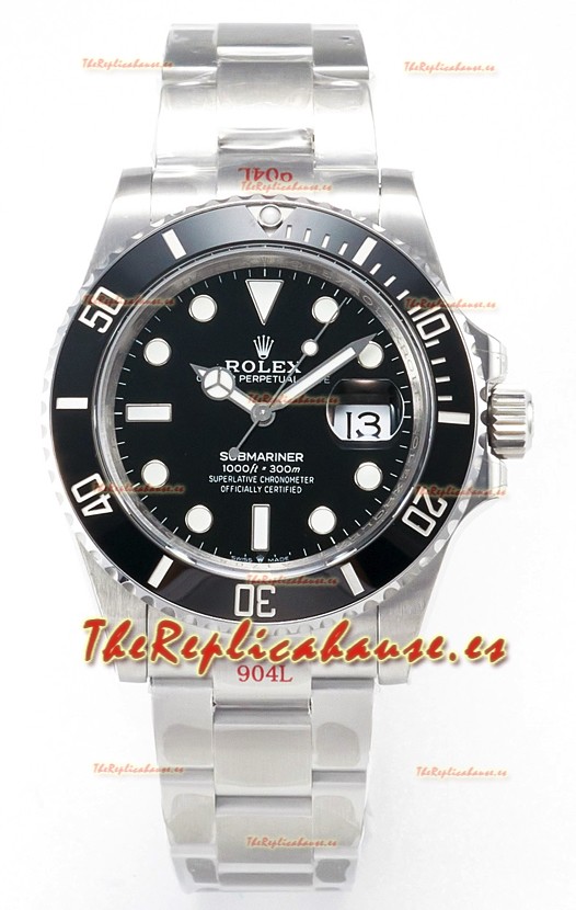 Rolex Submariner Super Clone 40MM Acero 16610 - Reloj Replica Espejo 1:1