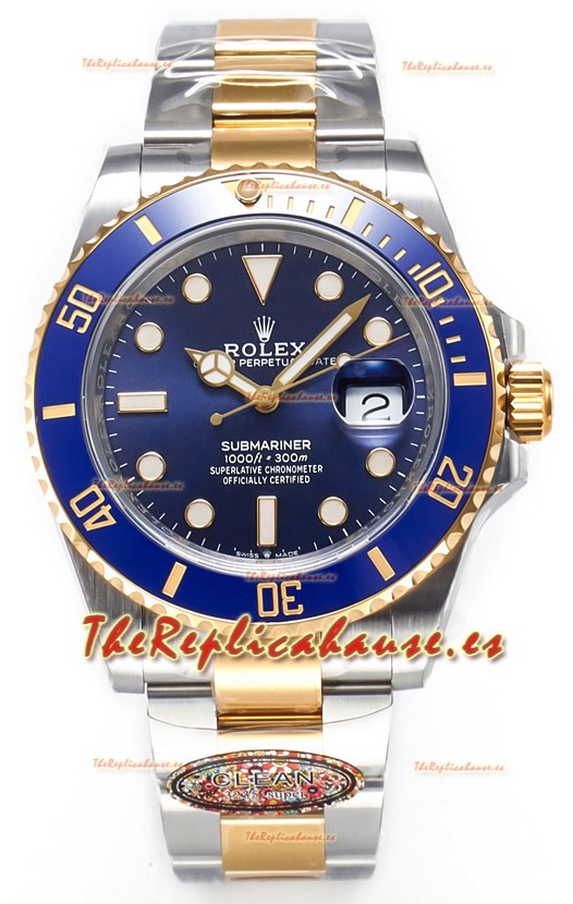 Rolex Submariner 41MM Dos Tonos 126613LB - Réplica Espejo 1:1 - Reloj Definitivote Acero 904L