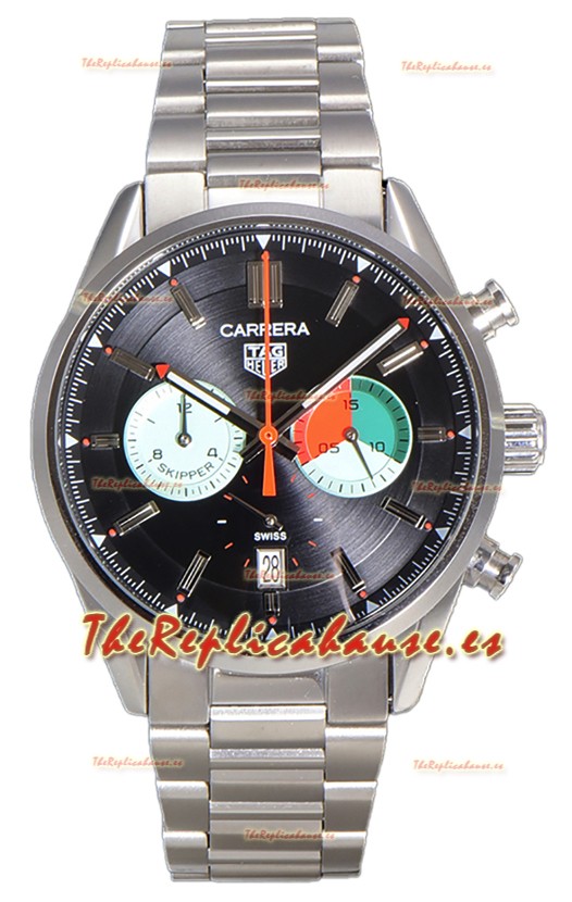 Tag Heuer Carrera Carrera Skipper 39 Cronógrafo Reloj Réplica Cuarzo Suizo