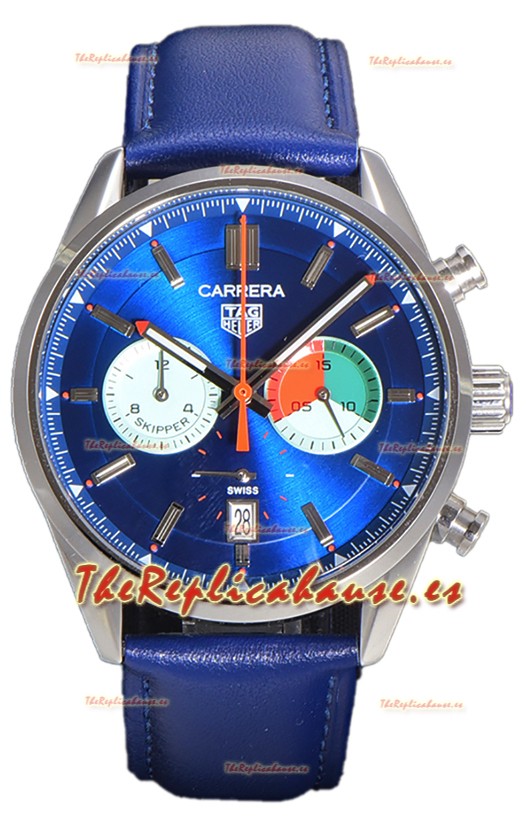 Tag Heuer Carrera Carrera Skipper 39 Cronógrafo Reloj Réplica Cuarzo Suizo