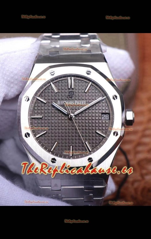 Audemars Piguet Royal Oak Reloj Réplica 1:1 41MM Dial de Acero 904L Gris