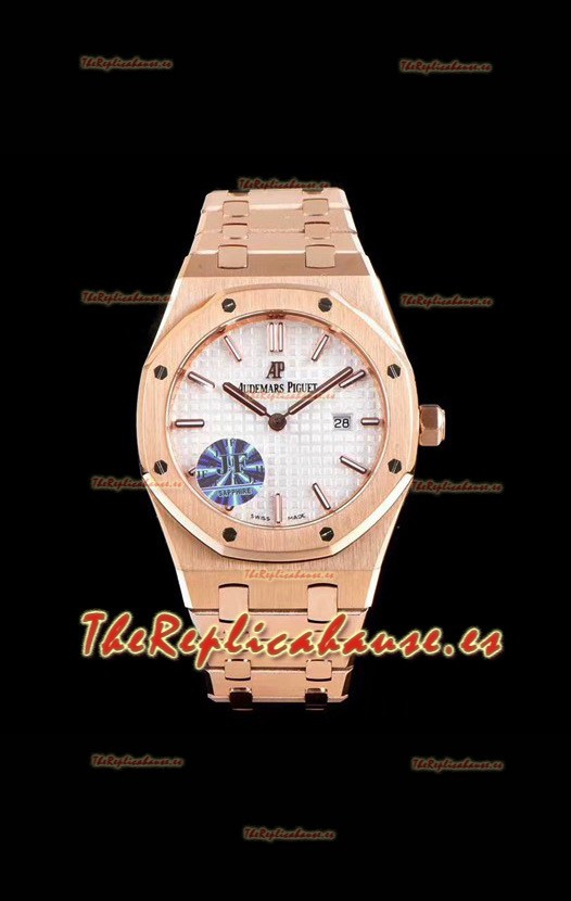 Audemars Piguet Royal Oak Quartz 33MM Swiss Watch Oro Rosado - 1:1 Mirror Replica Edition