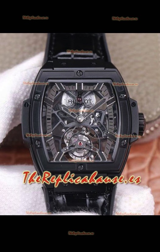 Hublot Masterpiece MP Edición Genuine Tourbillon Reloj Réplica Suizo con revestimiento en PVD