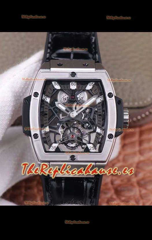 Hublot Masterpiece MP Edición Genuino Tourbillon Reloj Réplica Suizo en Caja de Titanio
