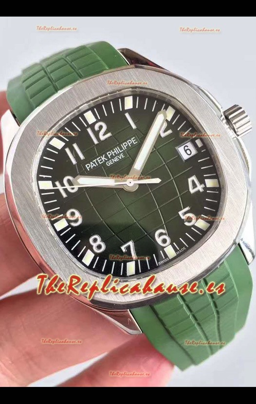 Patek Philippe Aquanaut 5168G-010 Reloj Réplica Suizo Acero 904L Dial Verde - Edición a Espejo 1:1