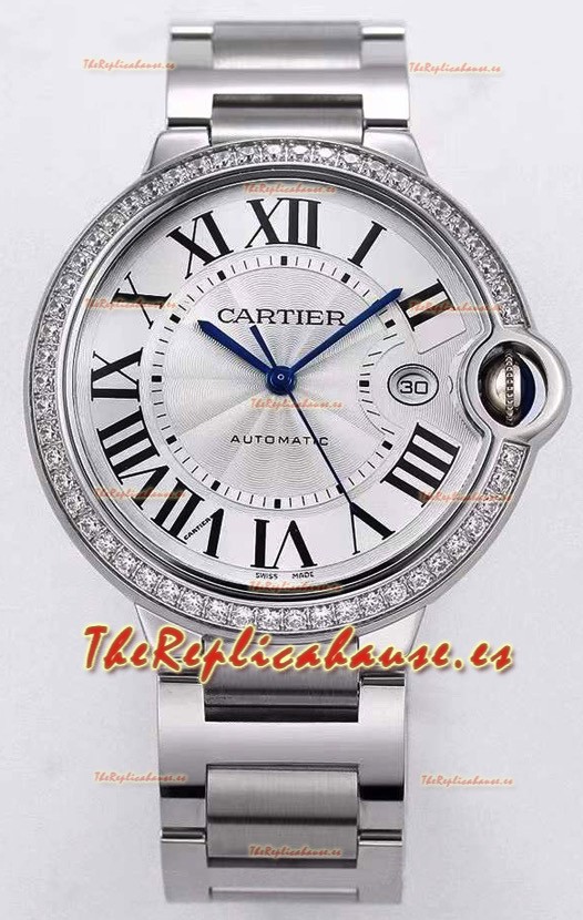 Ballon De Cartier Automatic Reloj Réplica Suizo a espejo 1:1 Caja en Acero 904L - 36MM