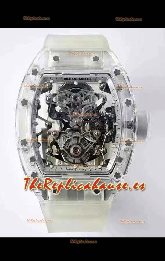 Richard Mille RM056-2 con Genuino Movimiento Tourbillon Suizo Reloj Réplica a Espejo 1:1