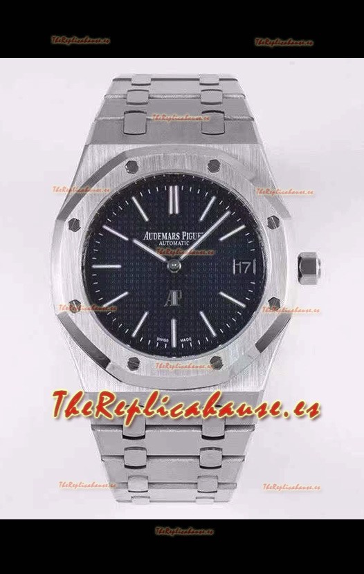 Audemars Piguet Royal Oak Estra Fino Reloj Réplica Suizo a espejo 1:1 en Acero 904L, Dial Azul