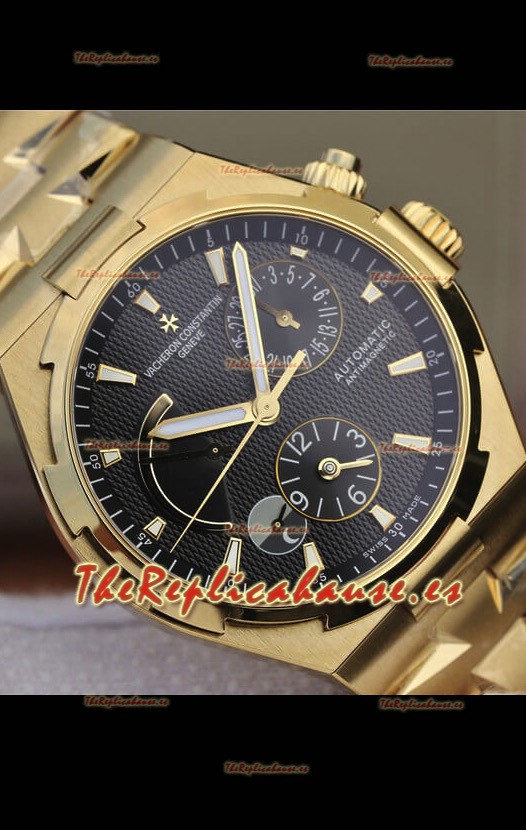 Vacheron Constantin Overseas Power Reserve Reloj Réplica Suizo Caja en Oro Amarillo