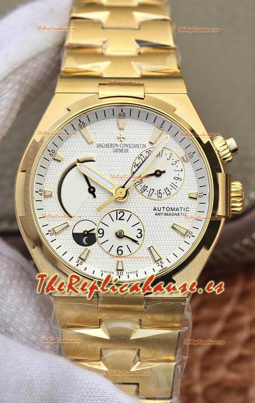 Vacheron Constantin Overseas Power Reserve Reloj Réplica Suizo Caja en Oro Amarillo