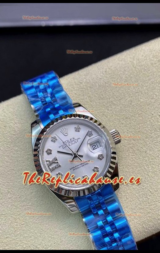 Rolex Datejust 179174 28MM Réplica Suiza Acero 904L Dial Blanco - Réplica a Espejo 1:1