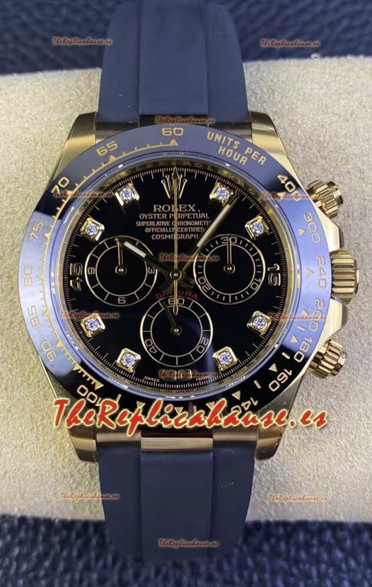 Rolex Cosmograph Daytona 116518LN Oro Amarillo Movimiento Original Cal.4130 - Reloj Acero 904L