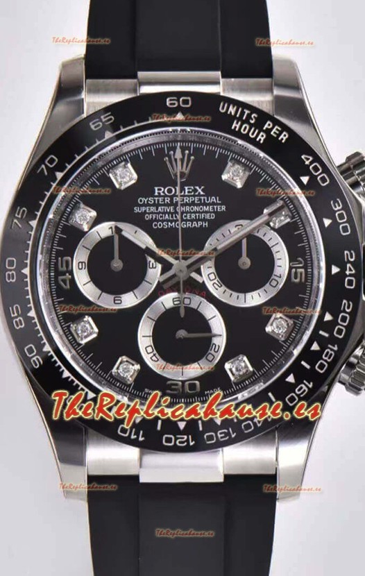 Rolex Cosmograph Daytona 116509 Dial Negro Movimiento Cal.4130 - Reloj Acero 904L
