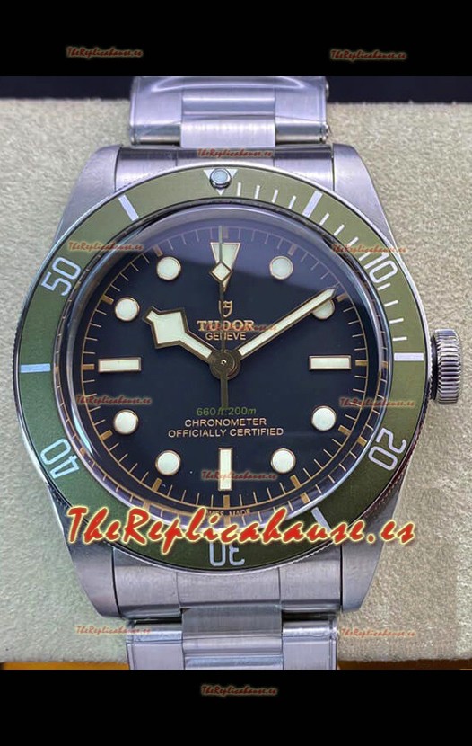 Tudor Negro Bay Heritae 79230G 41MM Espejo 1:1 Reloj Automático Réplica Suizo