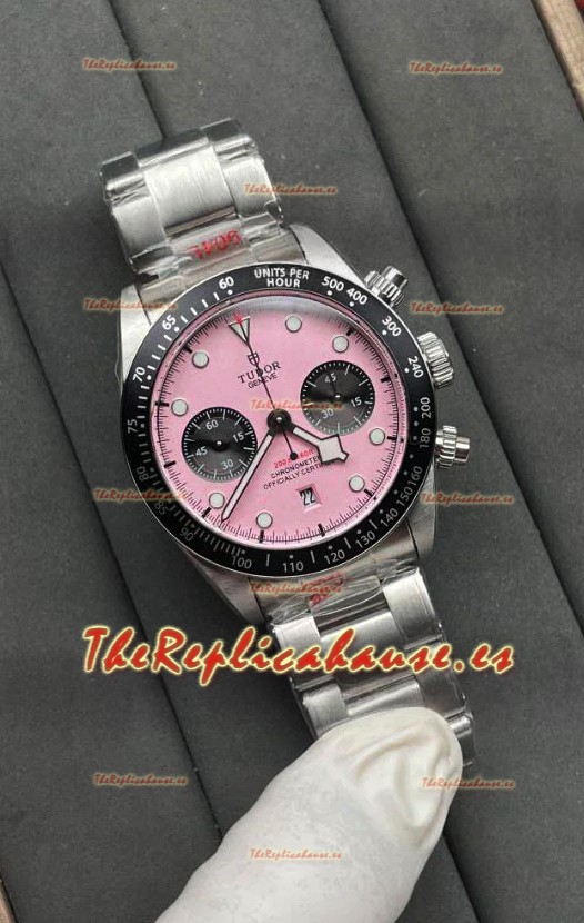 Tudor Super Clone Negro Bay REF.79360N Chronograph Reloj en Dial Rosa 
