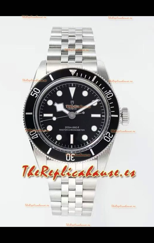 Tudor Negro Bay Acero 904L Dial Negro 41MM Casing 1:1 Reloj Réplica Suizo