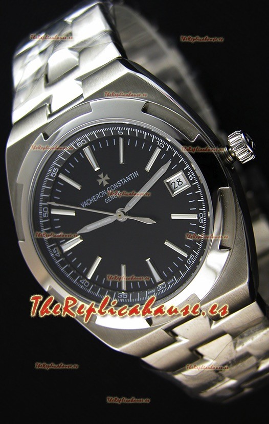 Vacheron Constantin Overseas Reloj Réplica Suizo a Espejo 1:1 con Dial en Negro 