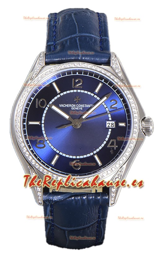 Vacheron Constantin Edición Fiftysix Acero 904L Réplica Espejo 1:1 Dial Azul