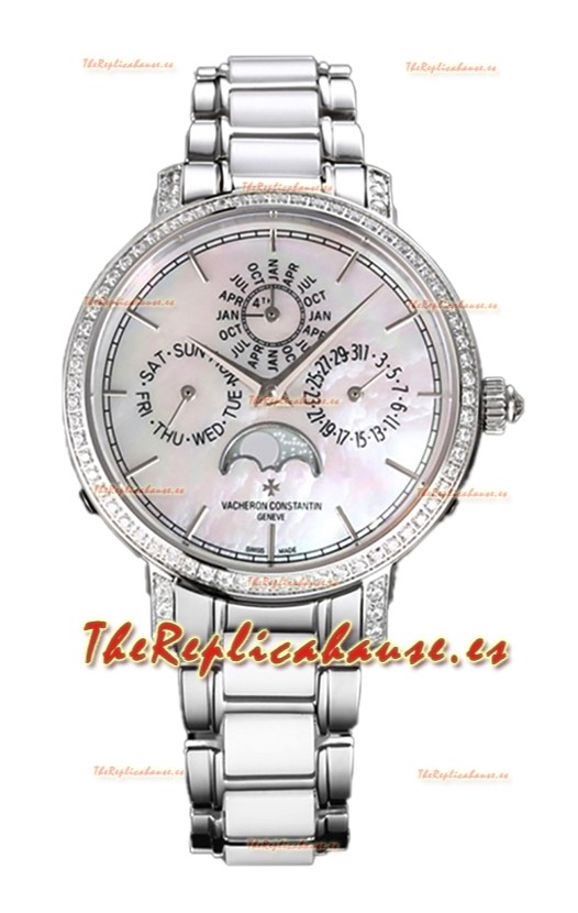 Vacheron Constantin Traditionelle Perpetual Calendar Ultra-Thin Acero Réplica Suiza