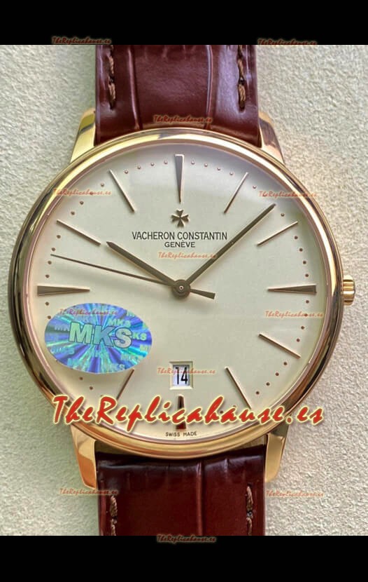 Vacheron Constantin Patrimony Oro Amarillo en Reloj Réplica a Espejo 1:1