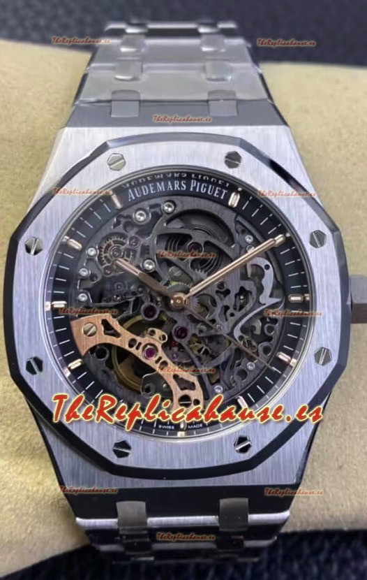 Audemars Piguet Royal Oak Edición Double Balance Wheel Openworked Reloj Réplica a Espejo 1:1