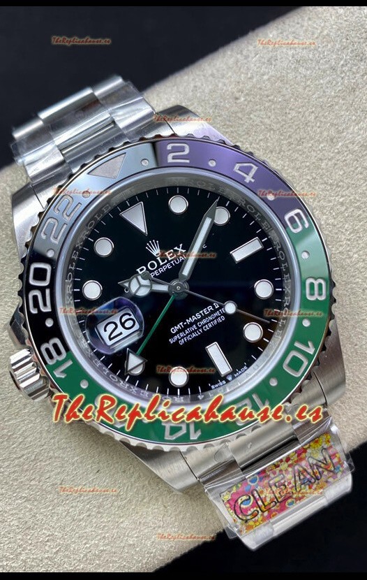 Rolex GMT Masters II 126720VTNR SPRITE Movimiento Cal.3285 Reloj Réplica Suizo - Reloj en Acero 904L Ultimate