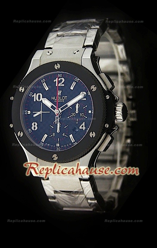 Hublot Big Bang Reproducción Reloj Suizo Todo Acero 