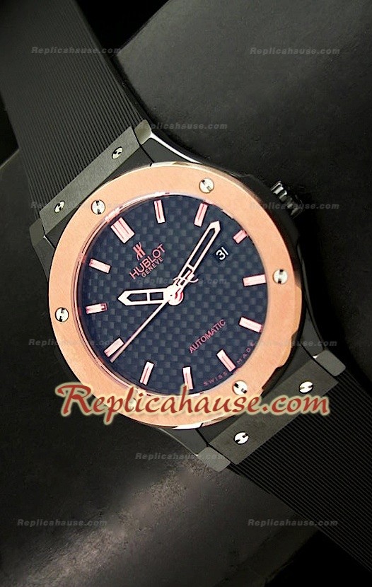 Hublot Big Bang Fusion Reproducción Reloj Suizo con Carcasa de Cerámica