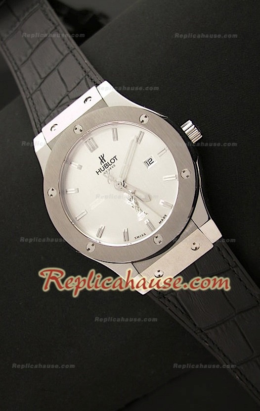 Reproducción Reloj de Acero Hublot Big Bang Edición FIFA