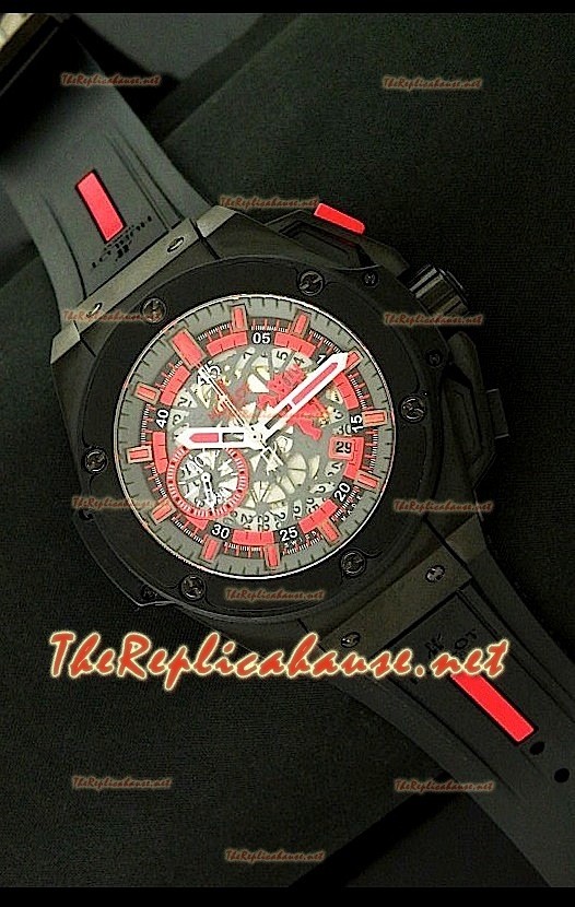 Hublot Keng Power Manchester United Reloj Suizo en PVD