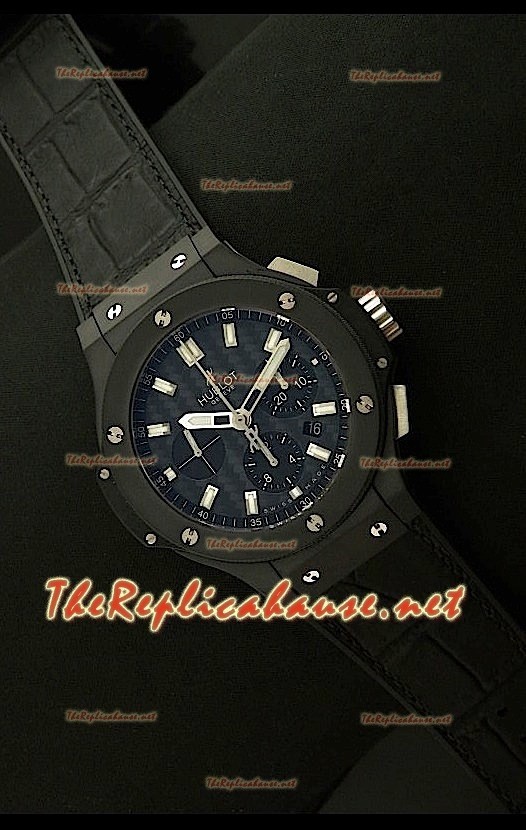 Hublot Big Bang Reloj Cerámica con Esfera Carbón - Última Reproducción Escala 1:1