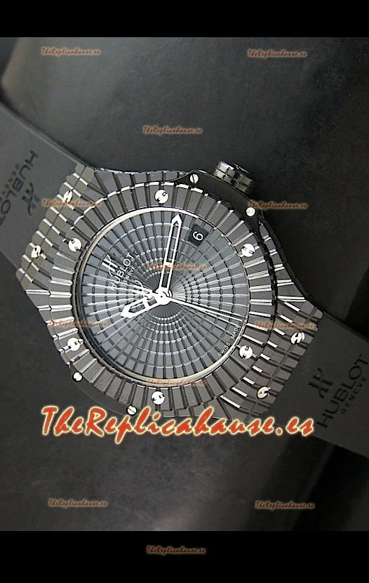 Hublot Caviar Full Black Carcasa de Cerámica Réplica Suiza – 1:1 Réplica Espejo