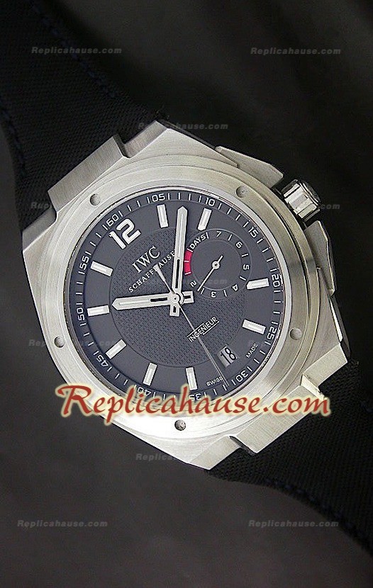 IWC engenieur Reserva de Batería Reproducción Reloj Suizo con Esfera Gris