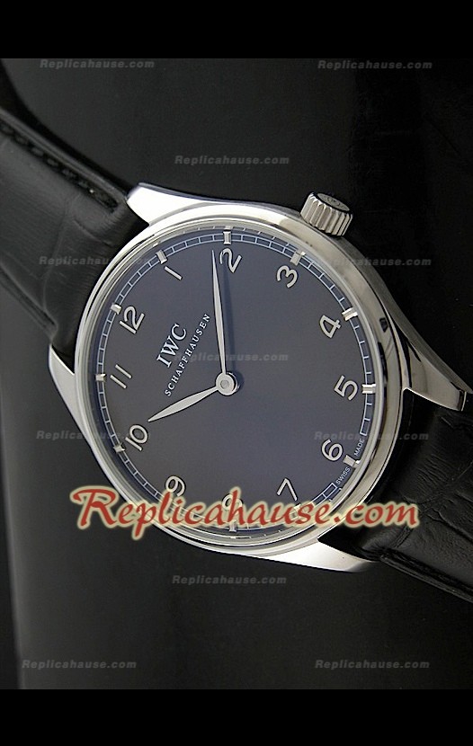 Reloj con Esfera de color Negro IWC Wendeng Manual