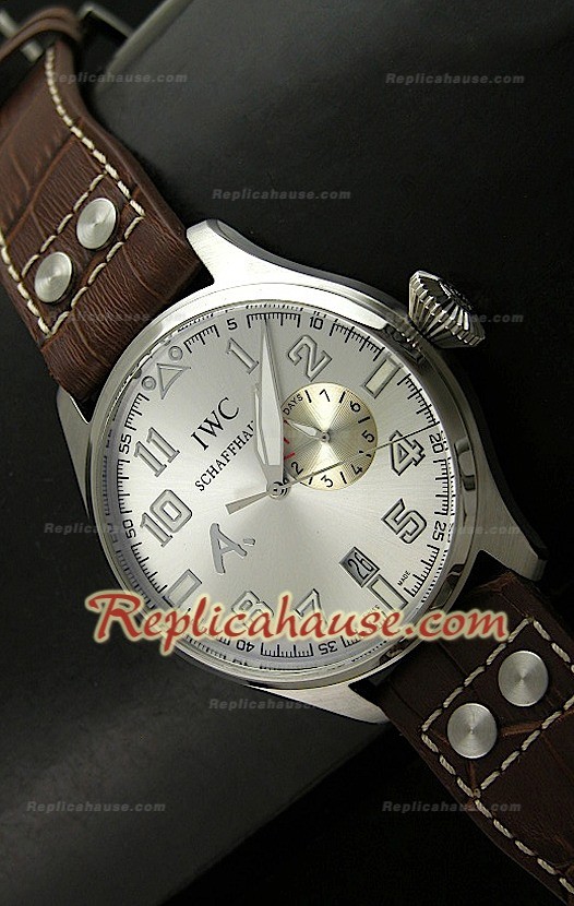 IWC Big Pilot Réplica del Reloj con Movimento Suizo Modificado