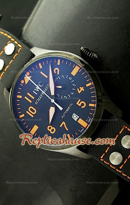 IWC Big Pilot Reloj Suizo en PVD (Sin Sub-Esfera de Función)