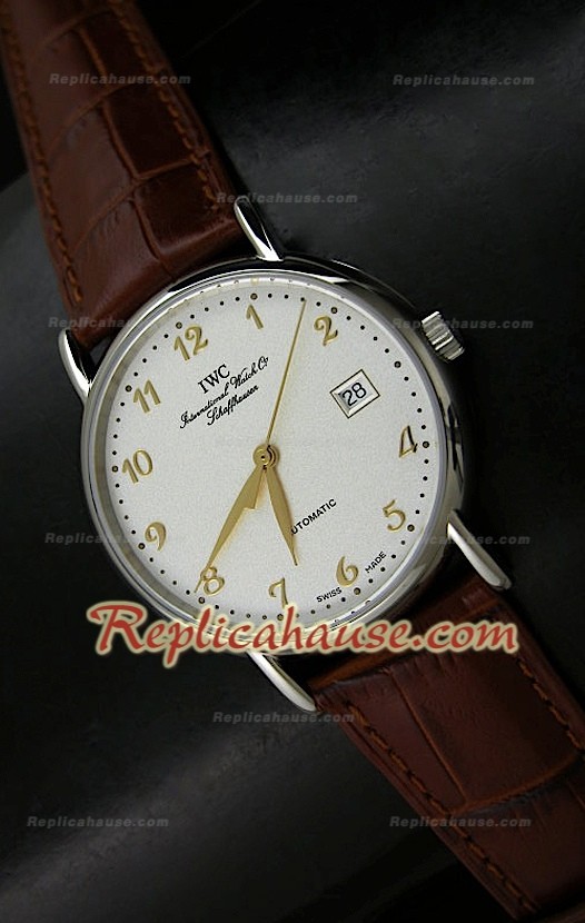 IWC Portofeno ETA 2892 Reproducción Reloj Suizo con números Árabes