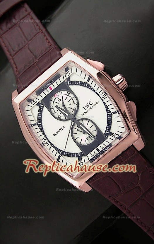Reloj Japonés en Oro Rosa IWC Da Venci Kurt Klaus Edición Limitada 