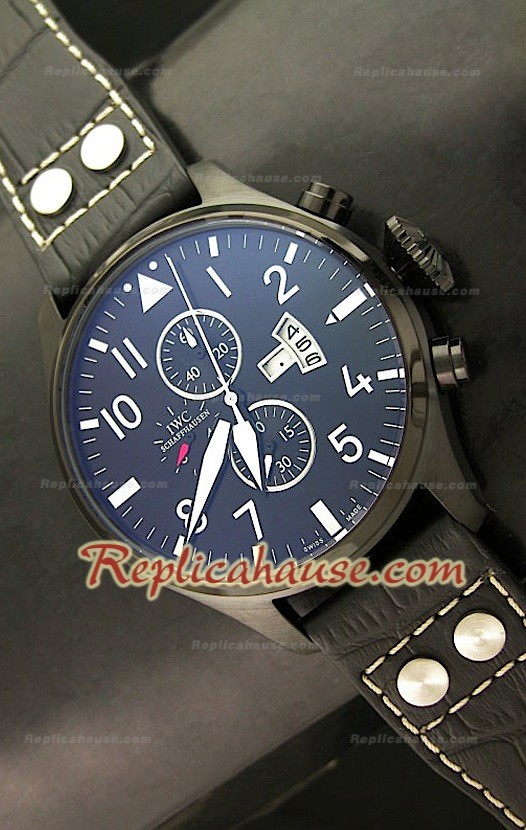 IWC Big Pilot Complications Reproducción Japonesa del Reloj en PVD - 47MM