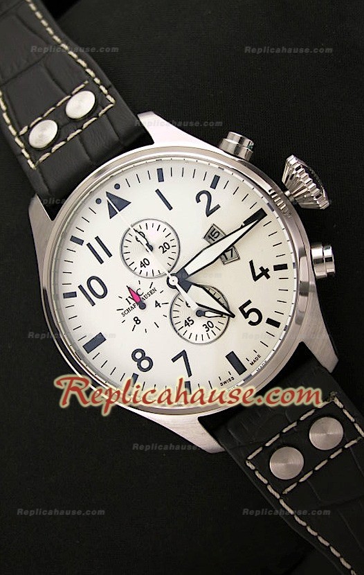 IWC Big Pilot Complications Reloj Japonés de Acero - 47MM