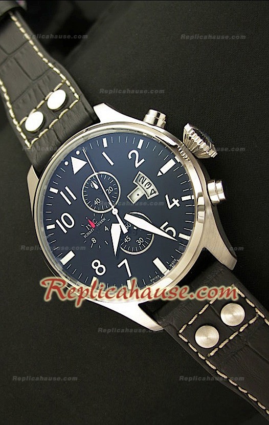 IWC Big Pilot Complications Reloj Japonés de Acero - 47MM
