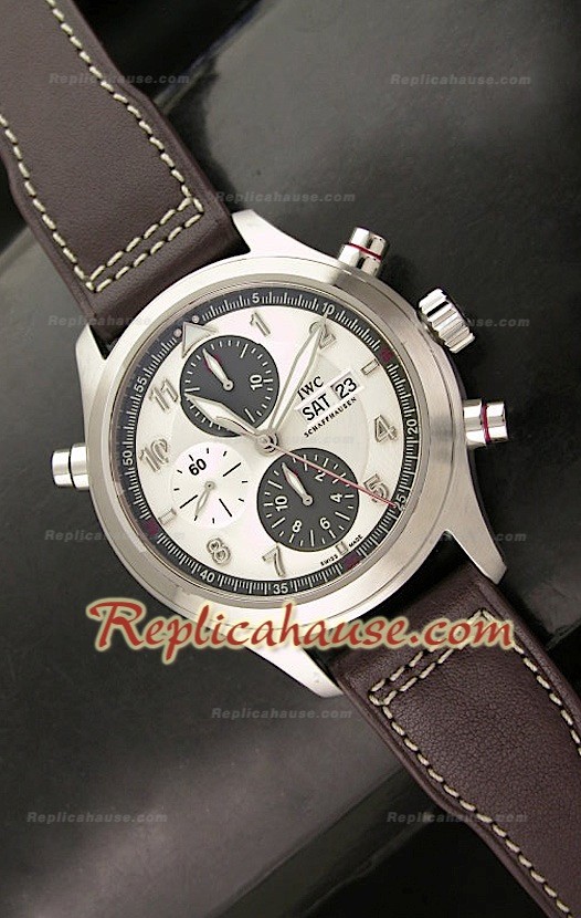 IWC Pilot Spitfire Reloj Suizo con Esfera dos Tonos - Reproducción Escala 1:1