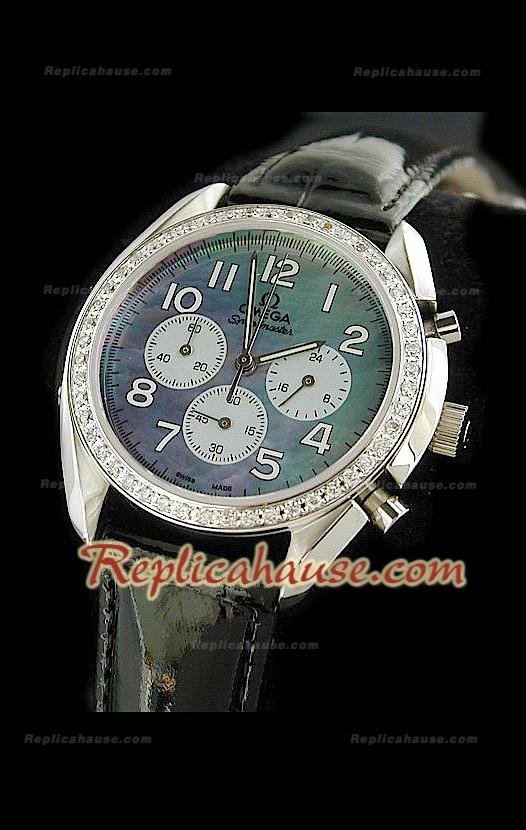 Omega Speedmaster Multicolor Reloj con Esfera Perla - 38MM