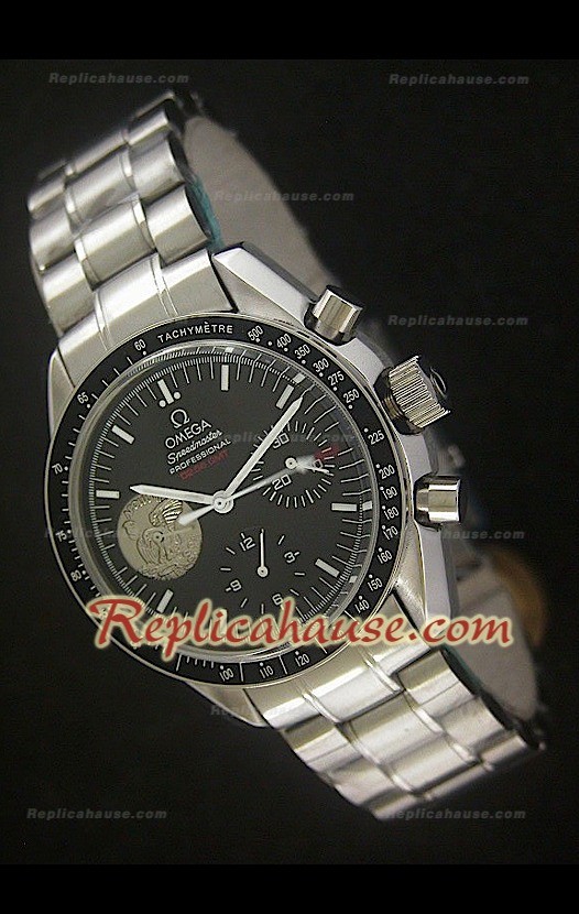 Reloj de Acero Omega Speedmaster Edición Apollo 11 